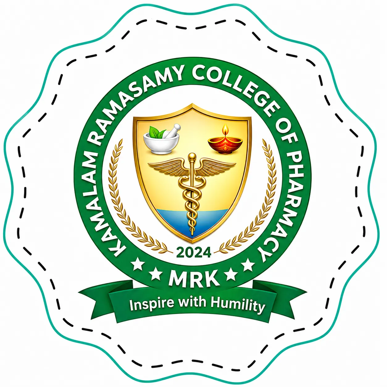 Kamalam Ramasamy College of Pharmacy logo