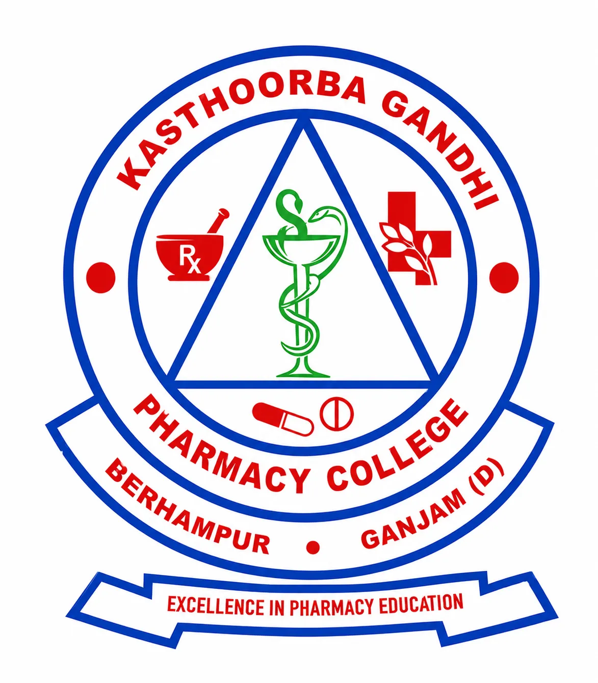 Kasthooribha Gandhi Pharmacy College logo