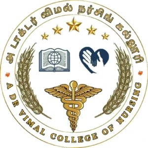 A.Dr.Vimal College of Nursing logo