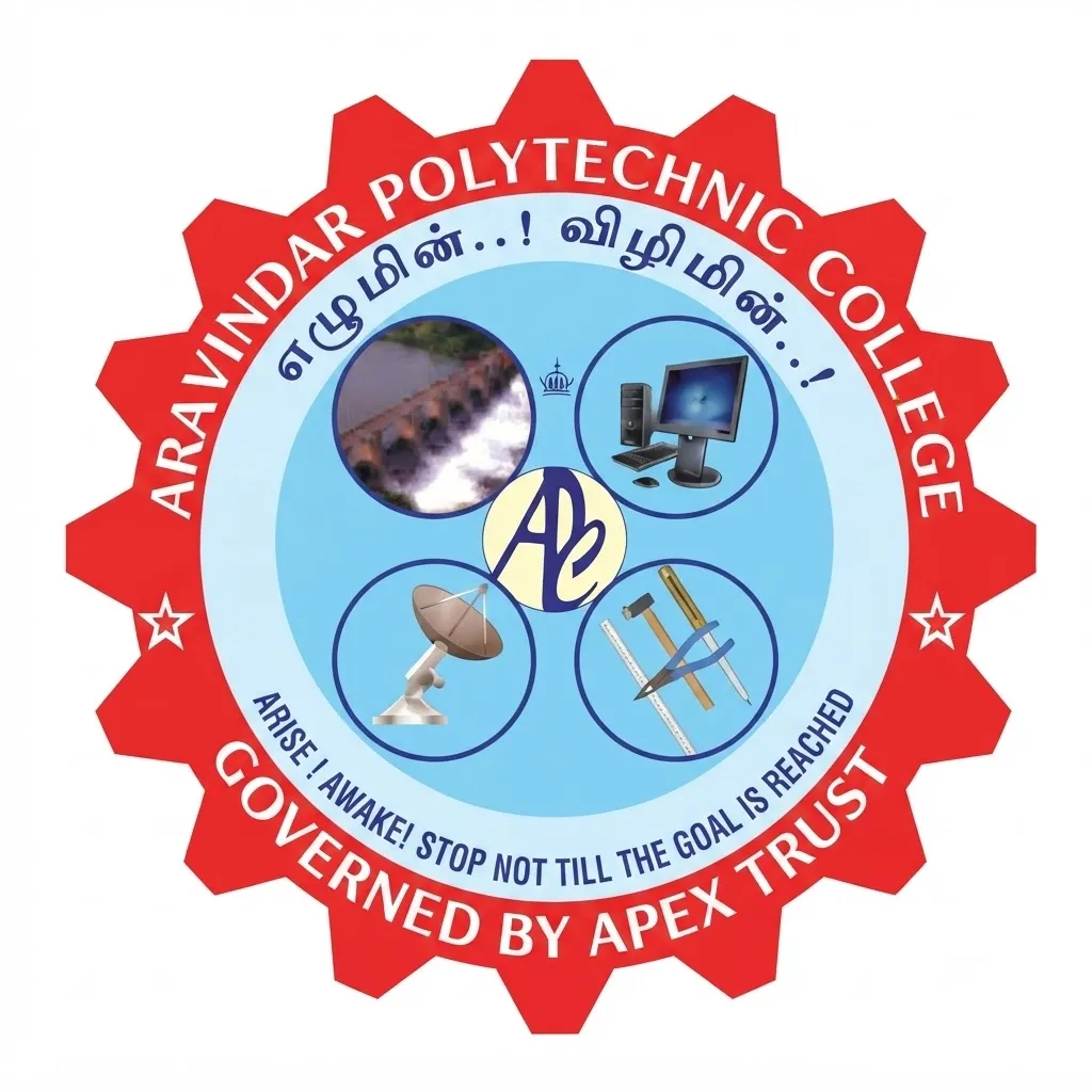 Aravindar Polytechnic College logo