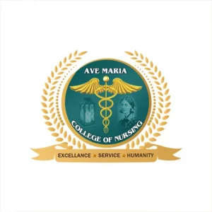 Ave Maria College of Nursing, Attoor New 2023-24 logo