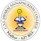 CSI Jeyaraj Annapackiam College, Nallur, Alangulam logo