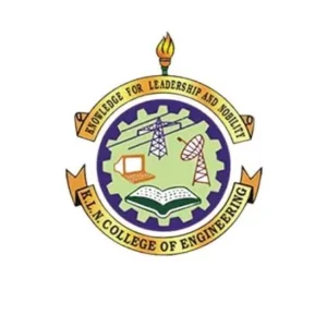K.L.N. College of Engineering (Autonomous) logo