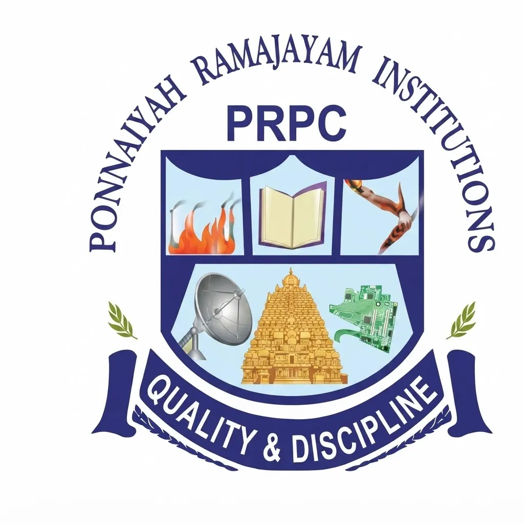 Ponnaiyah Ramajayam Polytechnic College logo