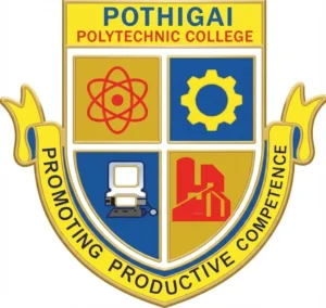Pothigai Polytechnic College logo