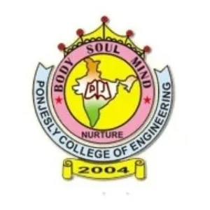 Ponjesly College of Engineering logo