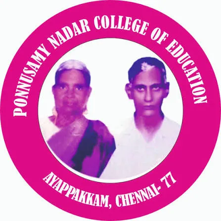 Ponnusamy Nadar College of Education logo