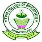 T.V.M. College of Education logo